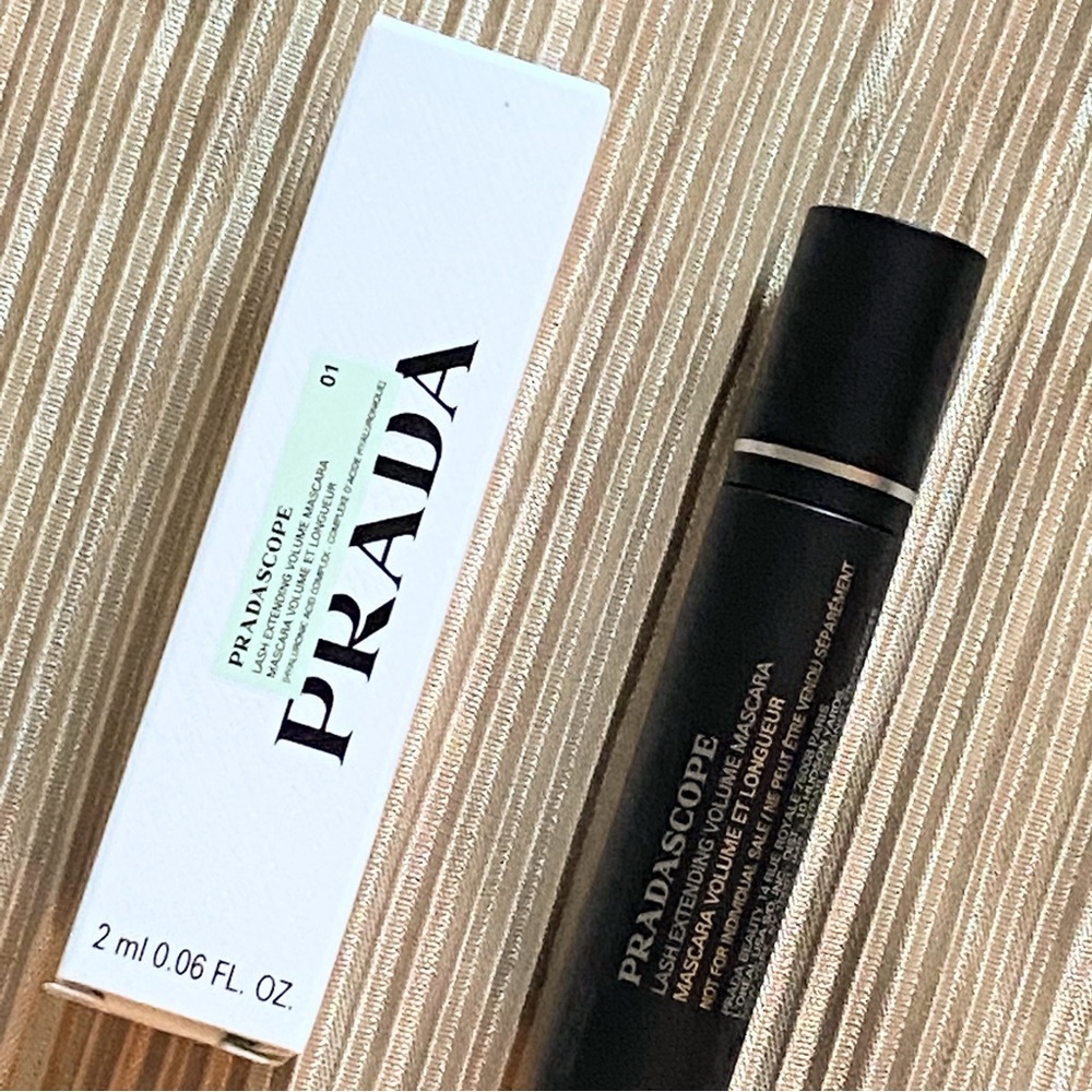 Prada Pradascope Lash Extending Mascara 01 Nero Black 2ml Travel Size